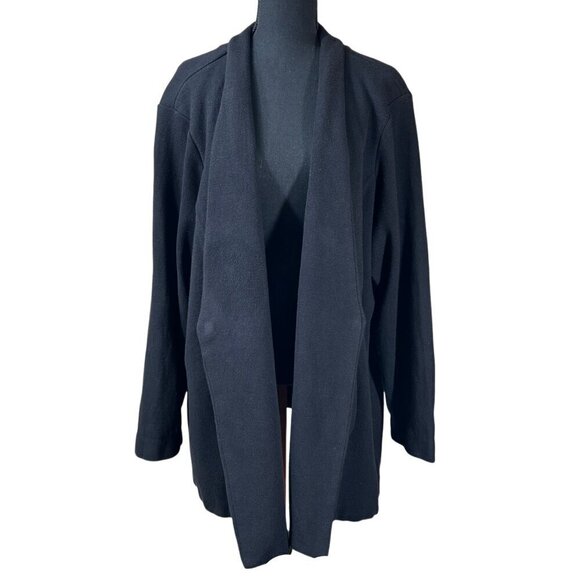 Nic & Zoe "Grace" Black Knit Cardigan Jacket Plus Size 3X - Picture 2 of 7